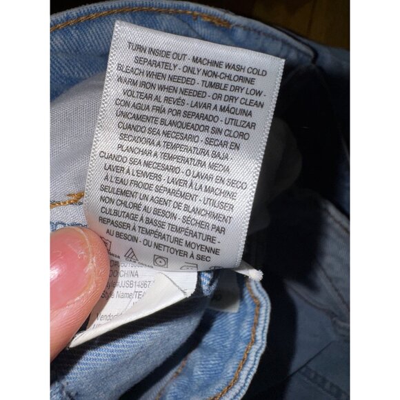 Jessica Simpson Tease High Rise Wide Leg Jeans 30 Light Wash Denim Sexy Boho Y2K - Picture 10 of 11